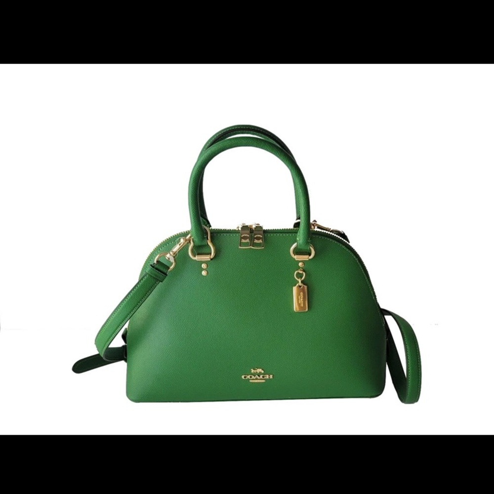 Coach Shoulder Bag Emerald Green